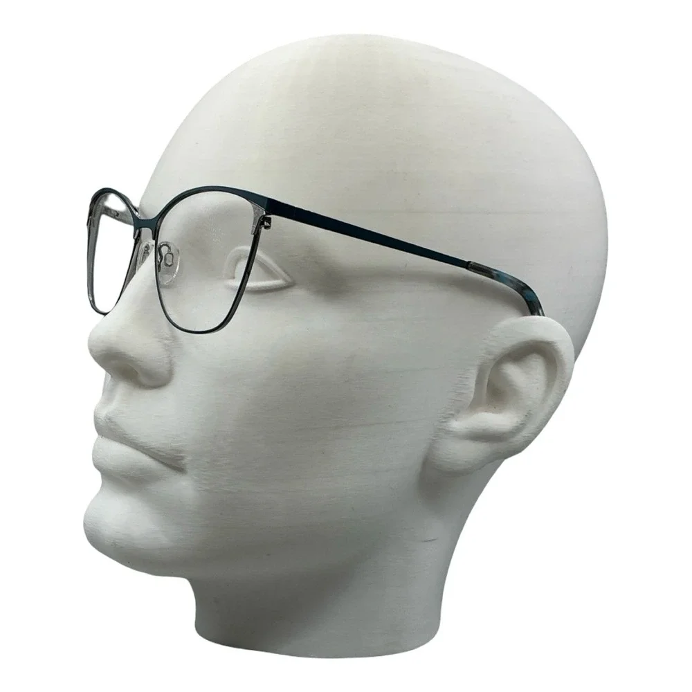WF-Bio Eyes Chloe MV040 Eyeglasses Silver Blue Cat Eye 54-16-140